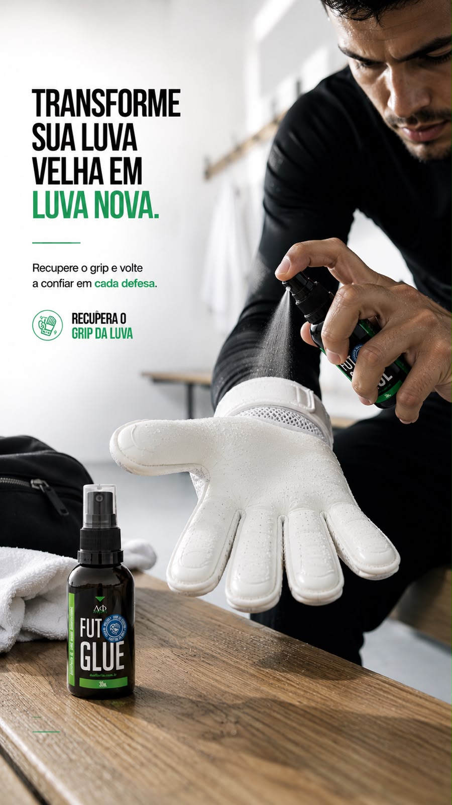 Fut Glue - Grip para Luva de Goleiro - Imagem 8