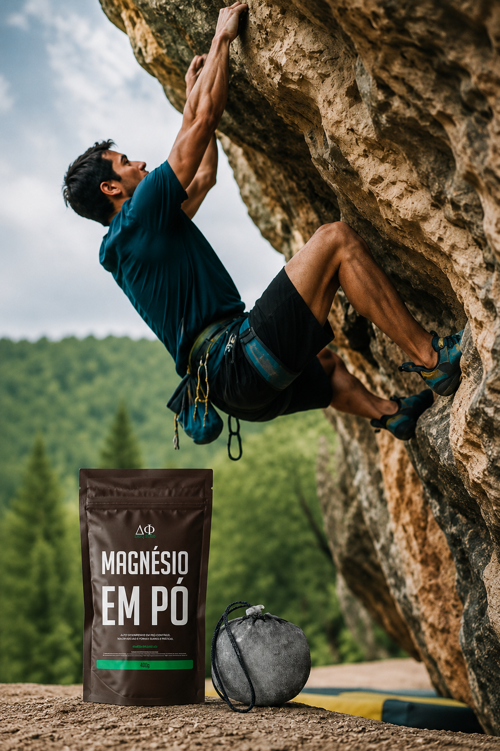Escalada com produtos Desfibrila